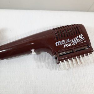 Vintage Gillette Max for Men Hair Dryer Styler Model HD-7-9 w/ brush Japan WORKS